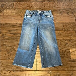 Judy Blue Wide Leg Crop High Rise Size 9/29
